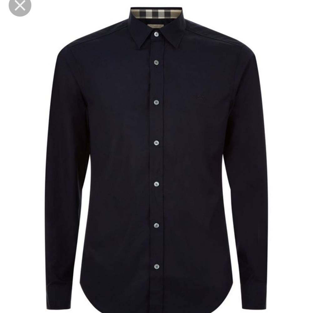 Authentic Burberry Stretch Poplin check shirt